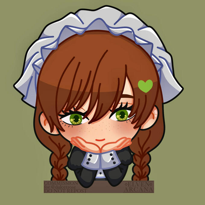 Black Butler OC for @dulcetrose Completed 11/21/2025